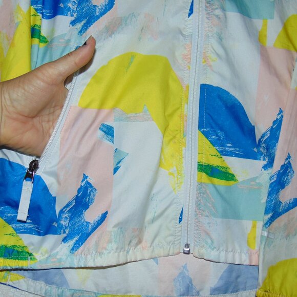 The North Face Windbreaker Jacket Girls L 14/16 Multi Colorbock Rain Coat Youth - Picture 4 of 11